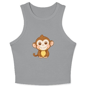 Discover Playful Baby ape Crop Tank Top