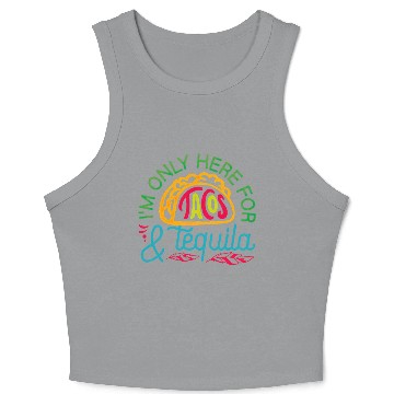 Discover Tacos & Tequila Crop Tank Top