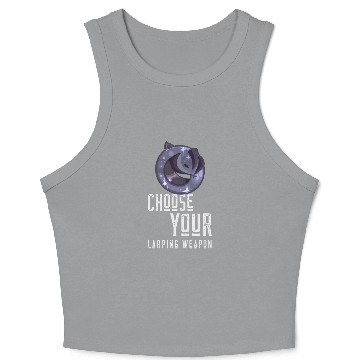 Discover Choose your LARPing weapon - Wizard Hat Crop Tank Top