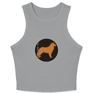 Discover Nova Scotia Duck Tolling Retriever Crop Tank Top