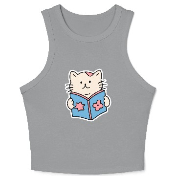Discover book aesthetic Crop Tank Top