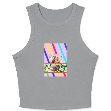 Discover WILD NATURE. HIPPO design collection Crop Tank Top