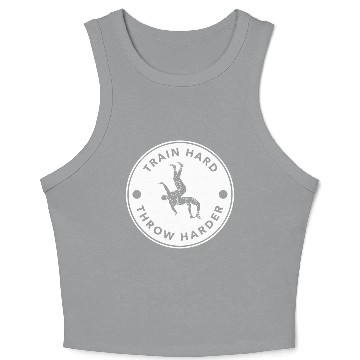 Discover Judo train hard throw harder Crop Tank Top
