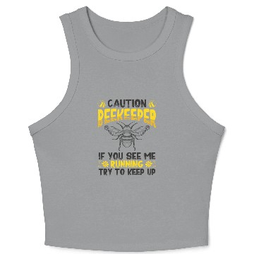 Discover Beekeeper Idea Beekeeping Honey Bee Lover Crop Tank Top