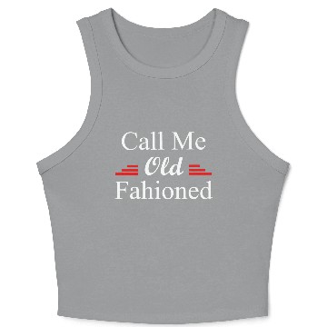 Discover Call Me Old Fashioned Crop Tank Top