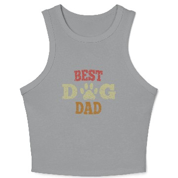 Discover Best Dog Dad Crop Tank Top