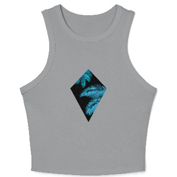 Discover Palm tree icon Crop Tank Top