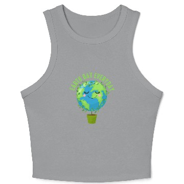 Discover Earth Day Everyday Environmental Awareness Crop Tank Top