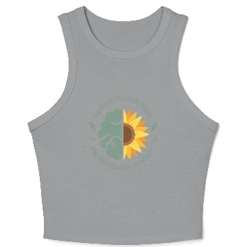 Discover Unisex Shawl Collar Crop Tank Top