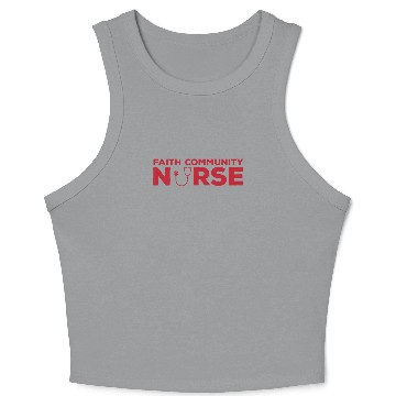Discover Faith Community Nurse Gift Crop Tank Top