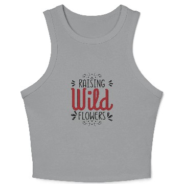 Discover Raising Wild Flowers Crop Tank Top