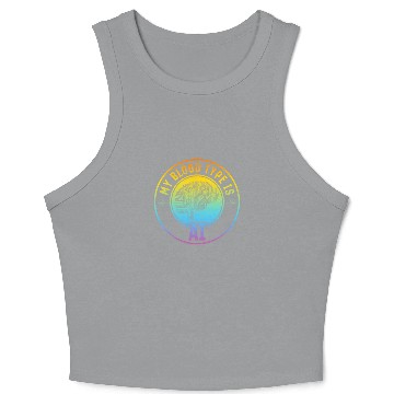 Discover Artificial Intelligence - My Blood Type Is Ai Crop Tank Top