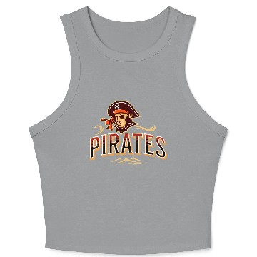 Discover young patched halloween pirate Crop Tank Top