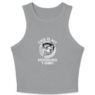 Discover This is my Noodling Crop Tank Top Flathead Fish