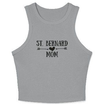 Discover St Bernard Mom Saint Bernard For Dog Crop Tank Top