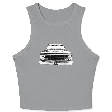Discover SQUARE BODY Crop Tank Top