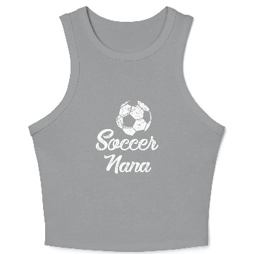 Discover Soccer Nana Player Fan Crop Tank Top