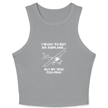 Discover BothSide Print Black Mug Wife Cess Nah Crop Tank Top
