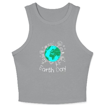 Discover Save The Earth Cute Funny Crop Tank Top