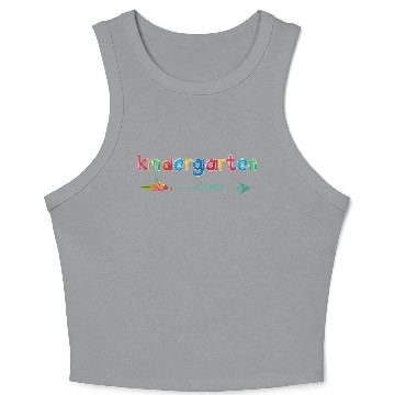 Discover Kindergarten Teacher Team Crop Tank Top