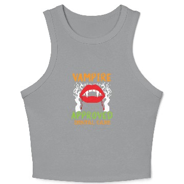 Discover Vampire-Approved Dental Care. Crop Tank Top