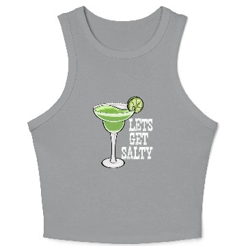 Discover Lets Get Salty Crop Tank Top