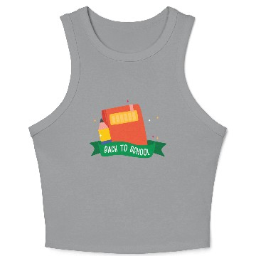 Discover Back To School Crop Tank Top
