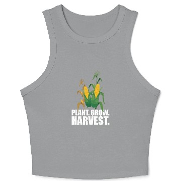 Discover Corn Farmer Plant Grow Harvest Crop Tank Top