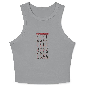 Discover How To Thriller ( for Light Colous) Crop Tank Top