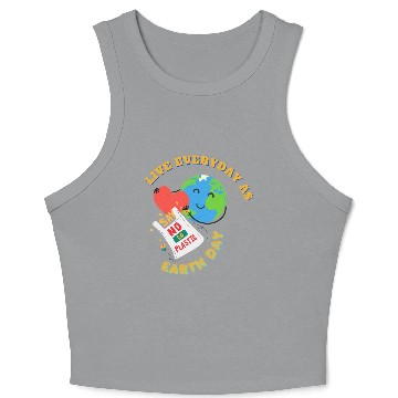 Discover Earth day Crop Tank Top