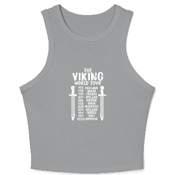 Discover The Viking World Tour Crop Tank Top