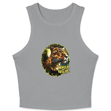 Discover Moonlit Jaguar Crop Tank Top