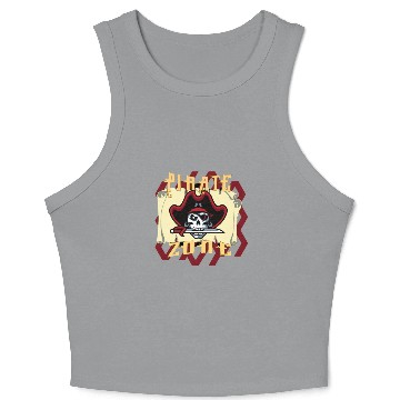 Discover Pirate Zone, Pirate Day Crop Tank Top