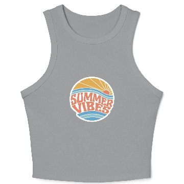 Discover Summer Vibes Crop Tank Top