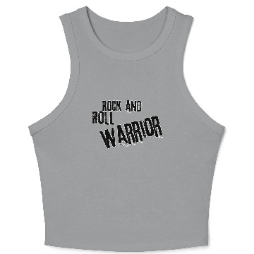 Discover Rock and roll warrior Crop Tank Top