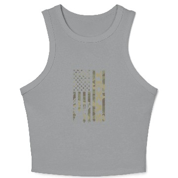 Discover Texas Deer Hunter Crop Tank Top