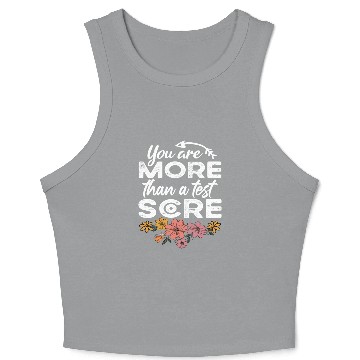 Discover Teacher Appreciation Floral Gift Idea Crop Tank Top