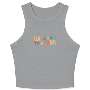 Discover Groovy Daycare Teacher Provider Childcare Crop Tank Top
