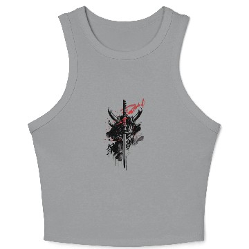 Discover Samurai Warrior Crop Tank Top