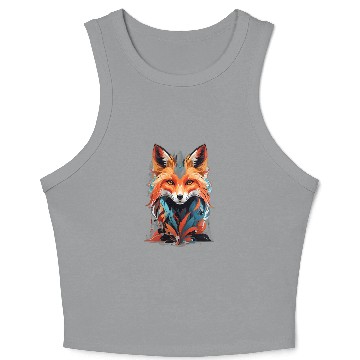 Discover FOX desion for Crop Tank Top