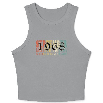 Discover september 1968 Anniversary september 1968 septembe Crop Tank Top