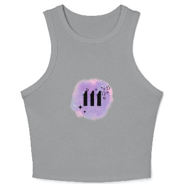Discover Angel Number 111 Numerology Lilac Crop Tank Top