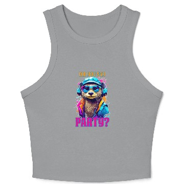 Discover Party Otter Crop Tank Top
