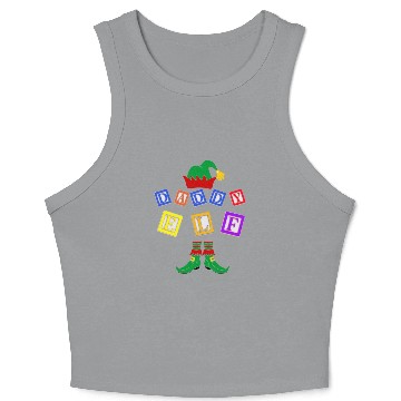 Discover daddy elf Crop Tank Top