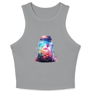 Discover Wild Flowers Crop Tank Top Design - Funny gift