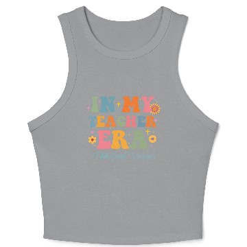 Discover In My Teacher Era 5th Grade Version 5th Grade Crop Tank Top