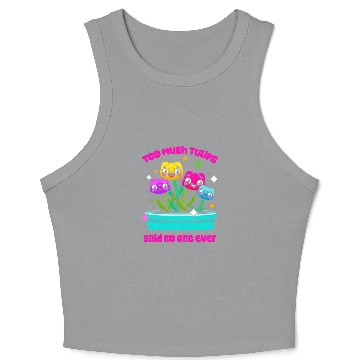 Discover Tulip Gardening Cute Crop Tank Top