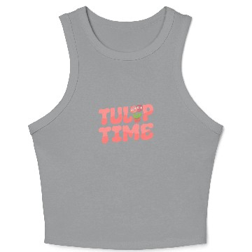 Discover Tulip Gardening Cute Crop Tank Top