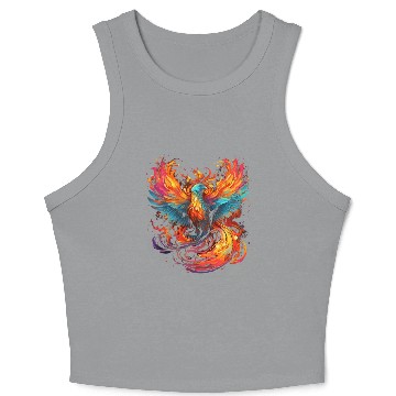 Discover Phoenix Bird Mythical Crop Tank Top