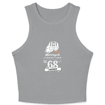 Discover Freedom motorcycle league Crop Tank Top